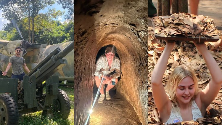 Exploring the Cu Chi Tunnels in Vietnam