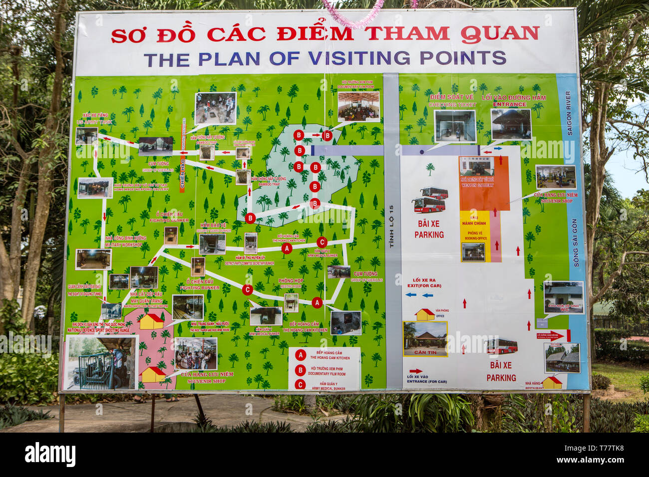 Introduction to Cu Chi Vietnam Map