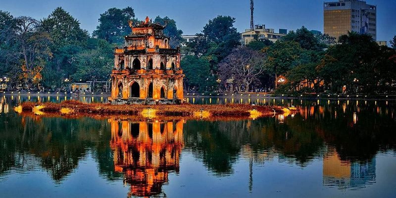 Opening the list of famous places in Vietnam is Hanoi.